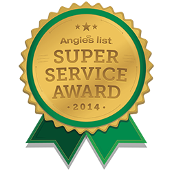 Yocum Shutters and Blinds-Angie's List Service Award